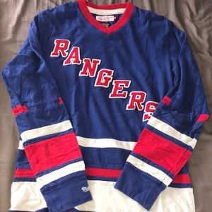 Mitchell and Ness vintage rangers shirt/ jersey